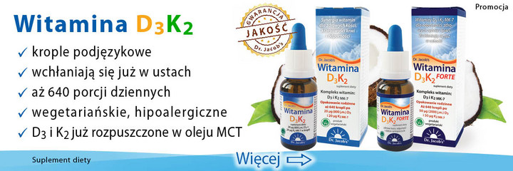 Dr Jacobs Witamina D3 K2