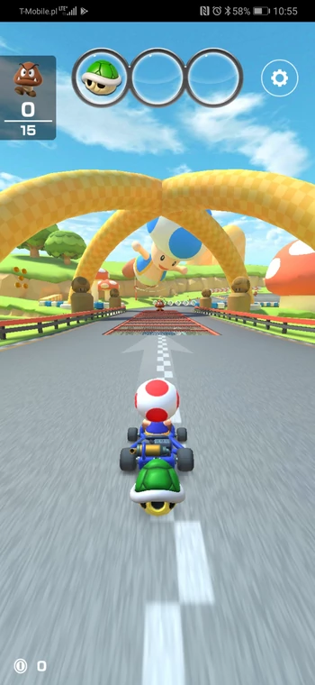 Mario Kart Tour - screenshot z gry (Android)