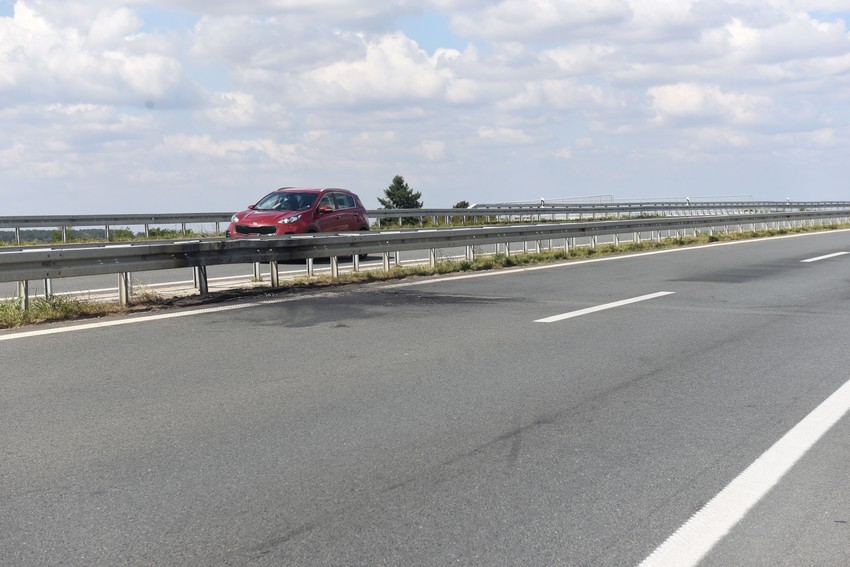 Mesto nesreće na autoput "Miloš Veliki"