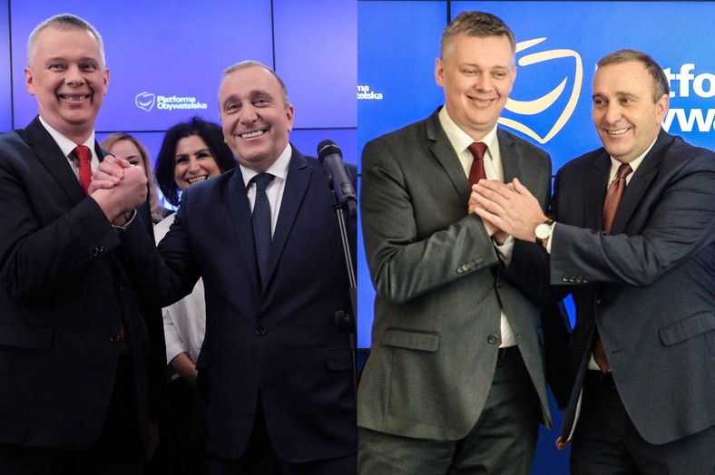 Tomasz Siemoniak, Grzegorz Schetyna w 2019 i 2015 r.