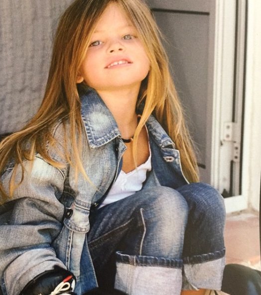 Thylane Blondeau jako kilkulatka