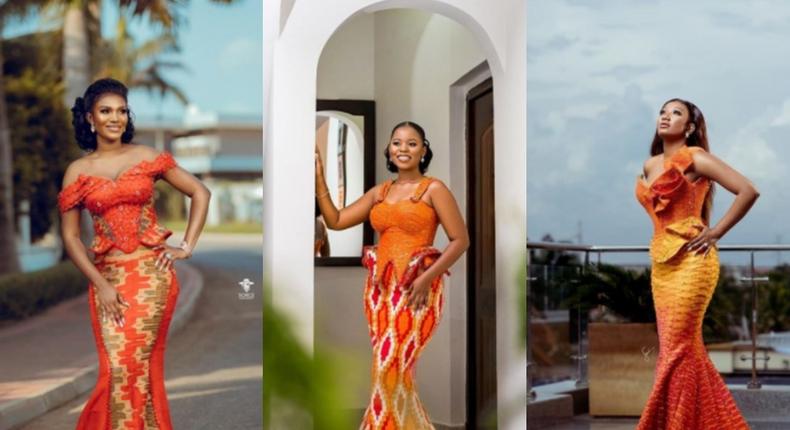 6 perfect orange kente colour combo we have seen in 2020