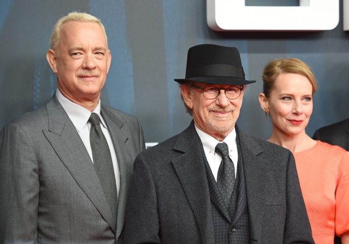 Tom Hanks, Amy Ryan i Steven Spielberg