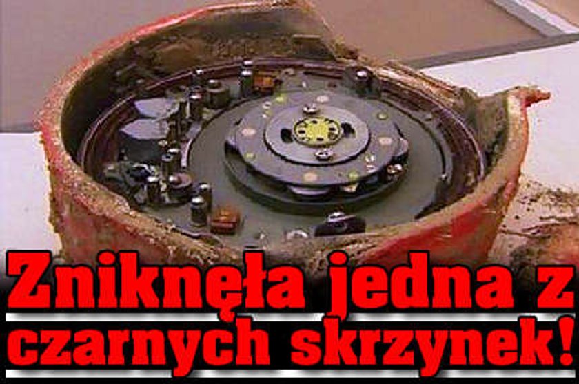 Zniknęła jedna z czarnych skrzynek!