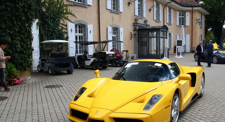 The cars once belonged Vice President of Equatorial Guinea Teodoro Nguema Obiang Mangue, according to the Associated Press.