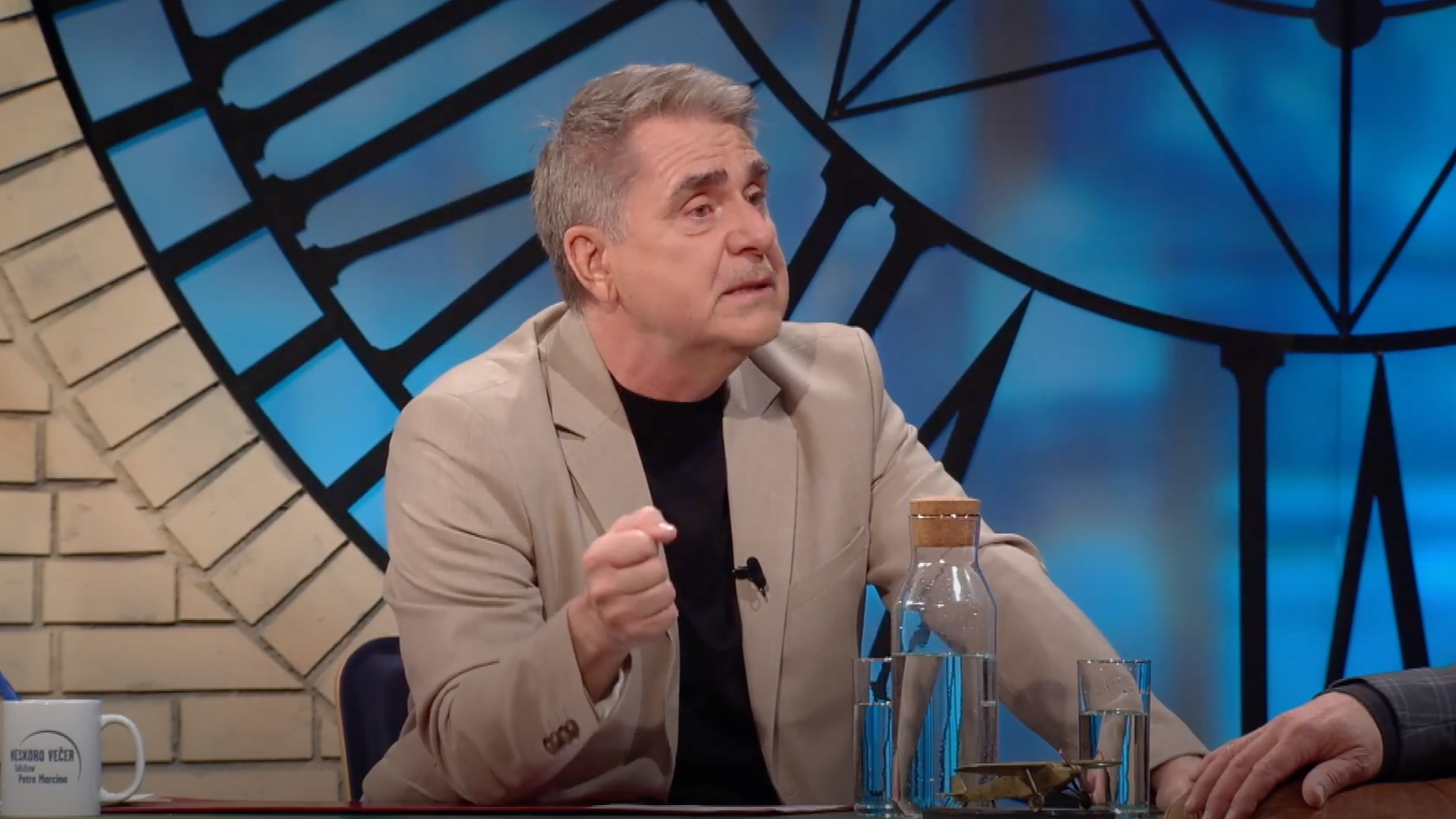 Peter Marcin v talkšou Neskoro večer.