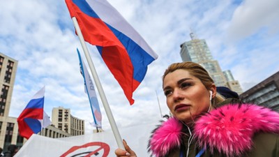 Opposition rally in Moscow, Russia - 10 Mar 2019