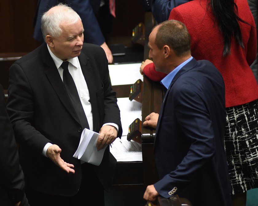 Paweł Kukiz i Jarosław Kaczyński