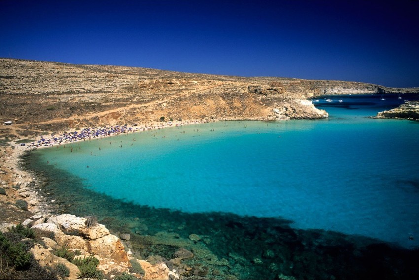 Plaža zečeva, Lampeduza, Italija