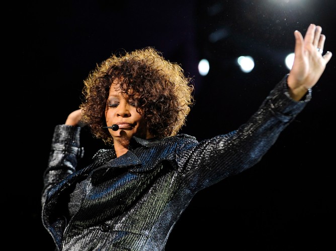 Whitney Houston na koncercie w Hanoverze, maj 2010