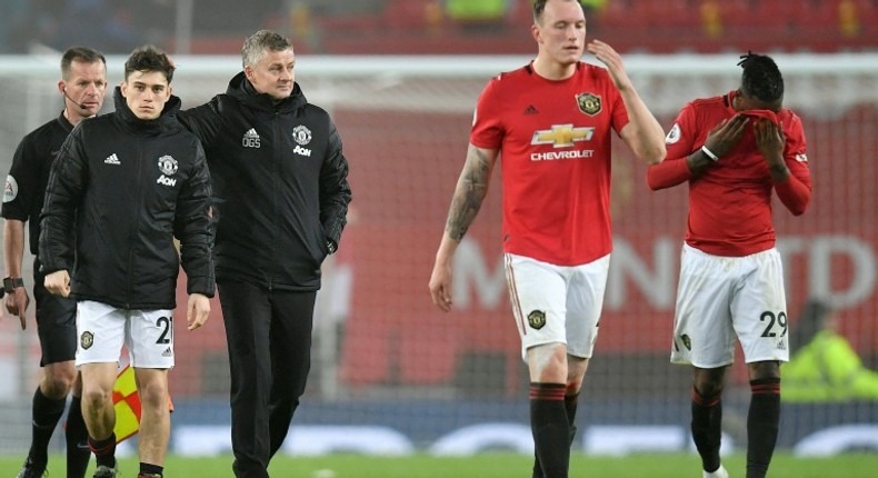 Manchester United manager Ole Gunnar Solskjaer and his players were booed off against Burnley