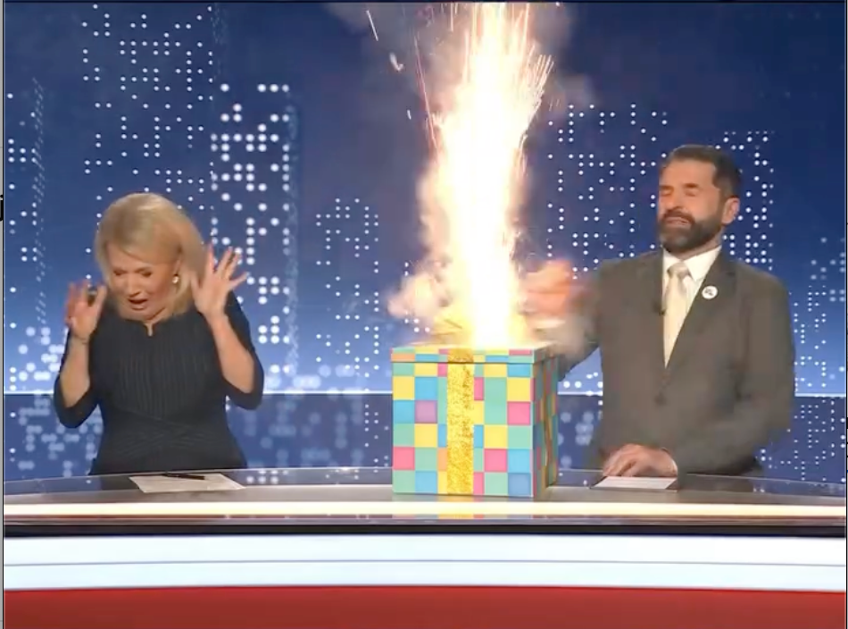 Moderátori zažili poriadny šok. 