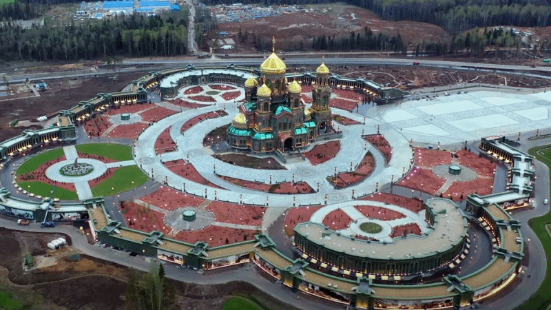 Kompleks główne świątyni rosyjskiej armii w Kubince