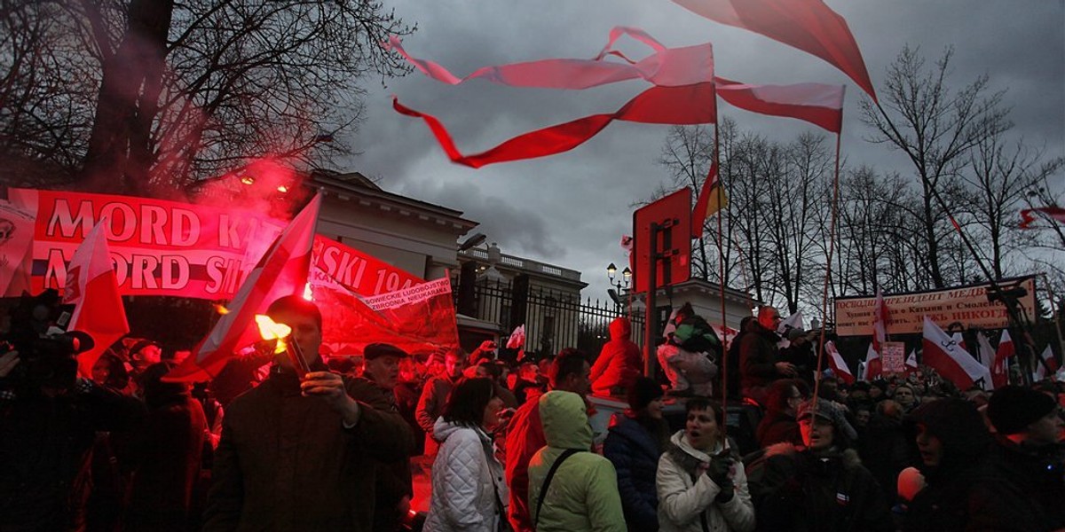 Ambasada rosyjska przygotowuje się do protestów ws. Smoleńska