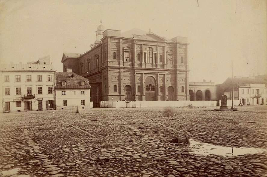 Budowa kościoła Wszystkich Świętych, II poł. XIX w.