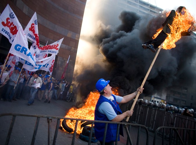 Bitwa stoczniowców w Warszawie