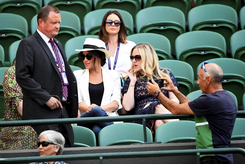 Zakazali fanom tenisa robić zdjęcia Meghan na Wimbledonie