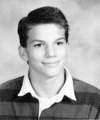 Ashton Kutcher z czasów szkoły średniej – 1994 rok