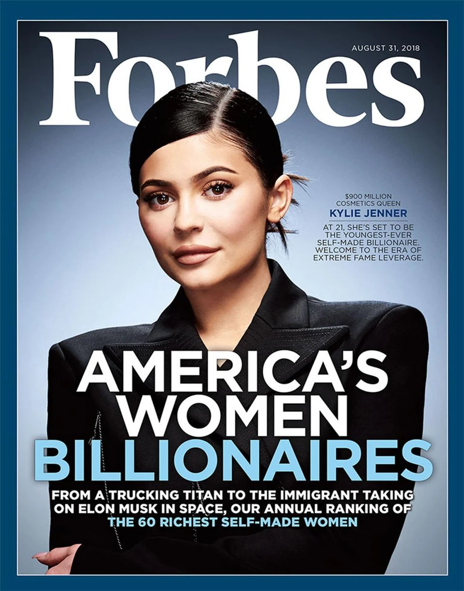 Kylie Jenner pojawi się na okładce sierpniowego wydania amerykańskiego „Forbesa”