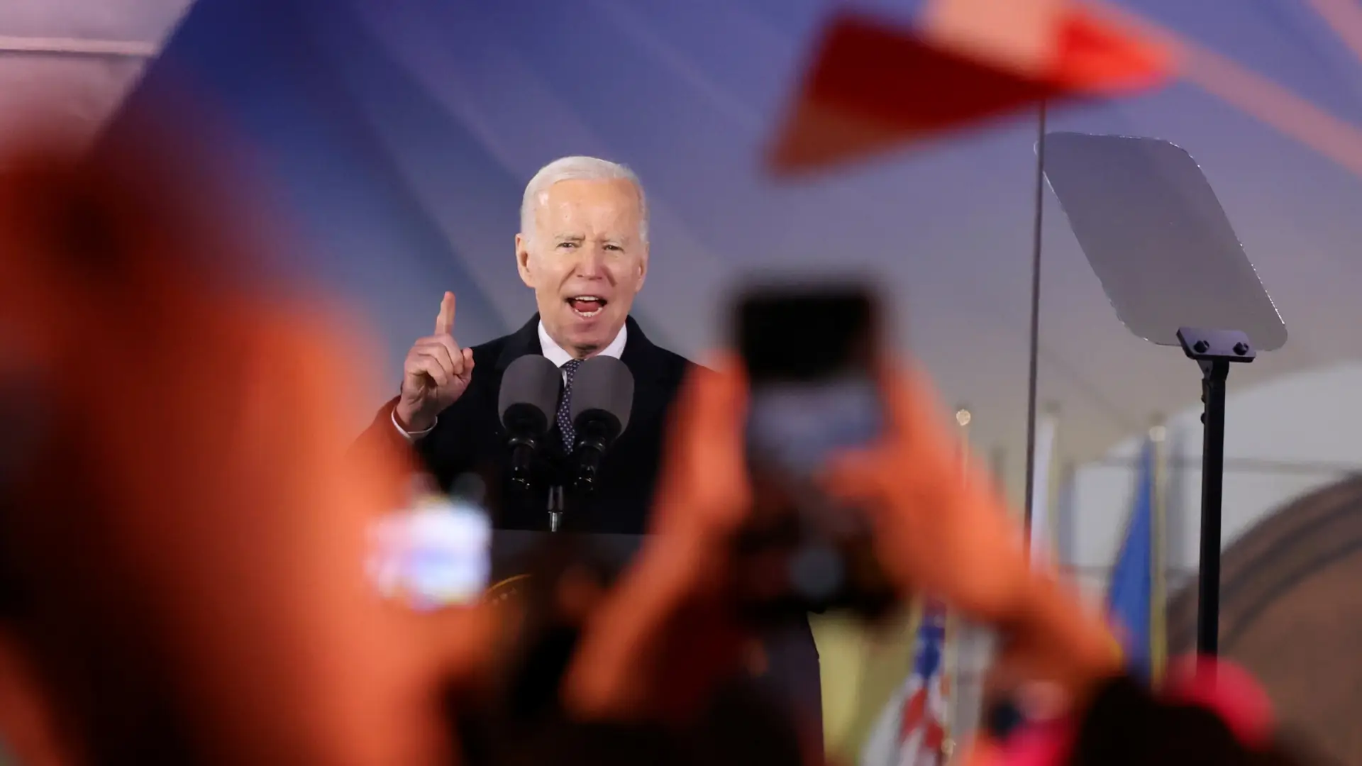 Joe Biden przemówił w Warszawie. "Polska hojność jest niezwykła"