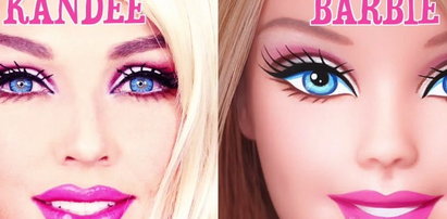 YouTuberka zmienia się w Barbie w 90 sekund! FILM