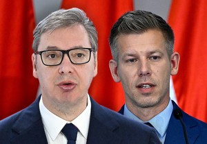 Aleksandar Vučić i Peter Mađar 