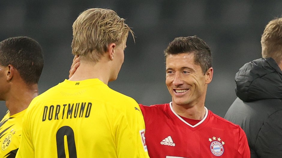 Erling Haaland i Robert Lewandowski