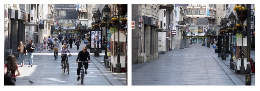 Beograd juče i danas