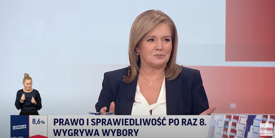 Danuta Holecka zaskoczyła zachowaniem