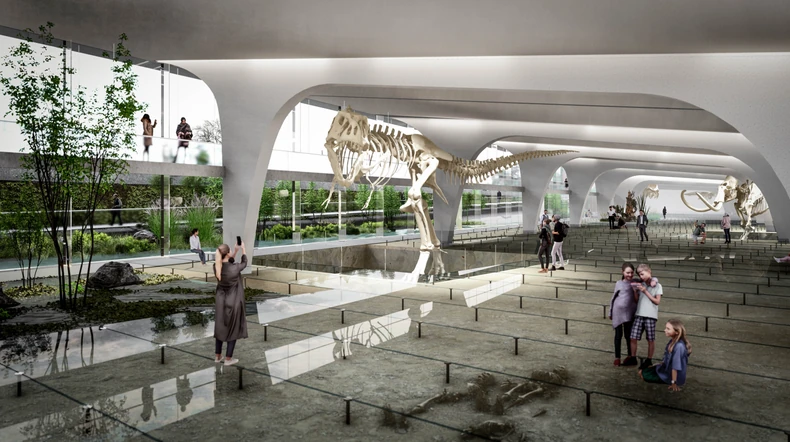 Prirodnjački muzej imaće visinu od 4,5 do 8 metara i više