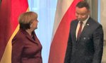 Merkel spotkała się z Dudą. Mina prezydenta mówi wszystko!