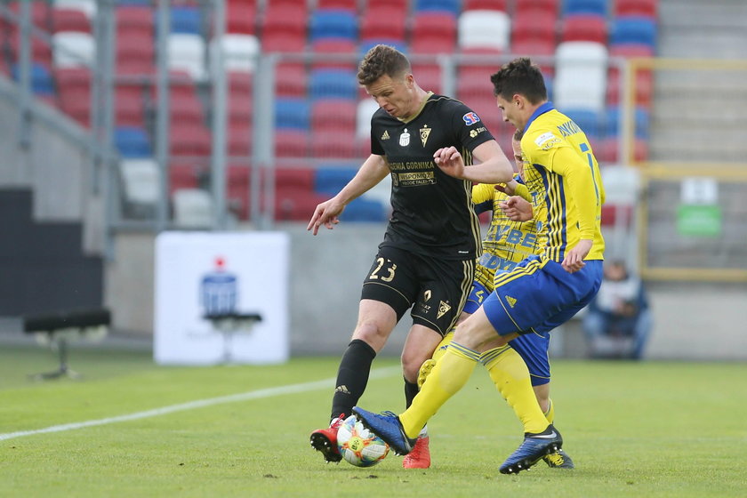 Pilka nozna. Ekstraklasa. Gornik Zabrze - Wisla Krakow. 03.05.2019