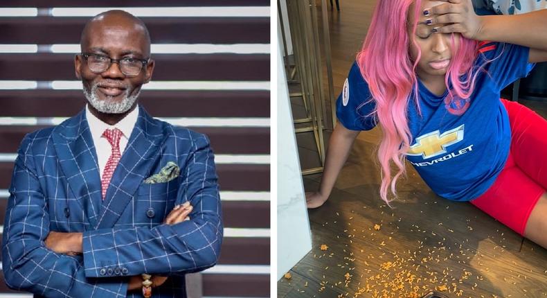 Gabby Otchere Darko trolls frustrated DJ Cuppy over Man United’s 5-0 demolition by Liverpool