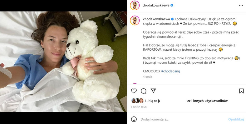 Ewa Chodakowska na Instagramie