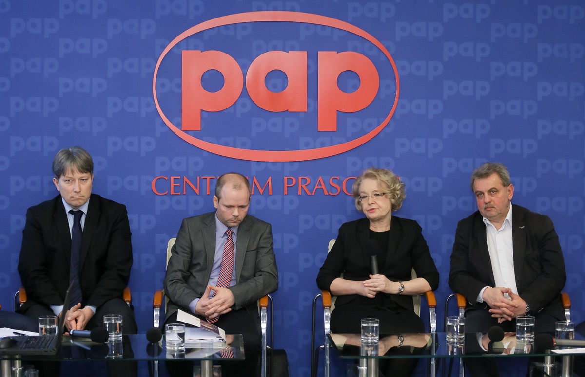 Debata pt. "Życie albo przeżycie, czyli Polak na emeryturze" w Centrum Prasowym PAP w Warszawie.