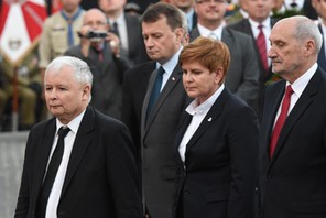 Jarosław Kaczyński Beata Szydło Antoni Macierewicz Mariusz Błaszczak