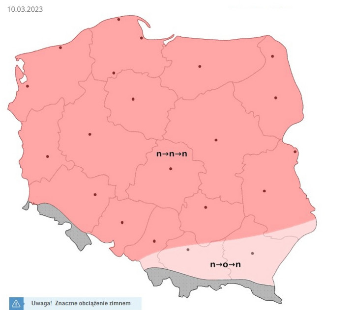 Prognoza biometeorologiczna dla Polski na 10 marca