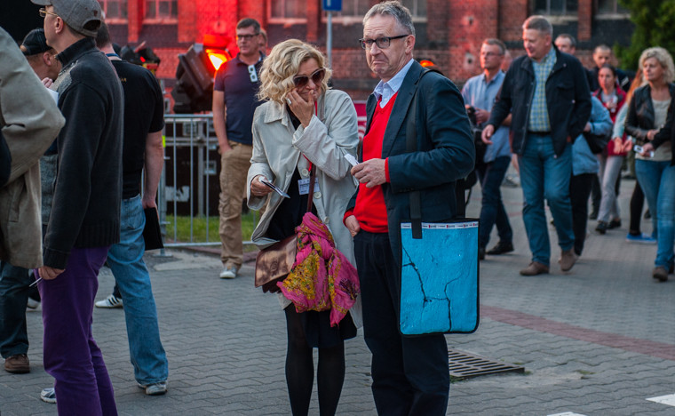 Koncert Kraftwerk - Poznań Malta Festival - publiczność (fot. Monika Stolarska /Onet)