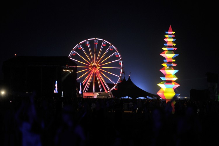 Open'er Festival 2012 nocną porą