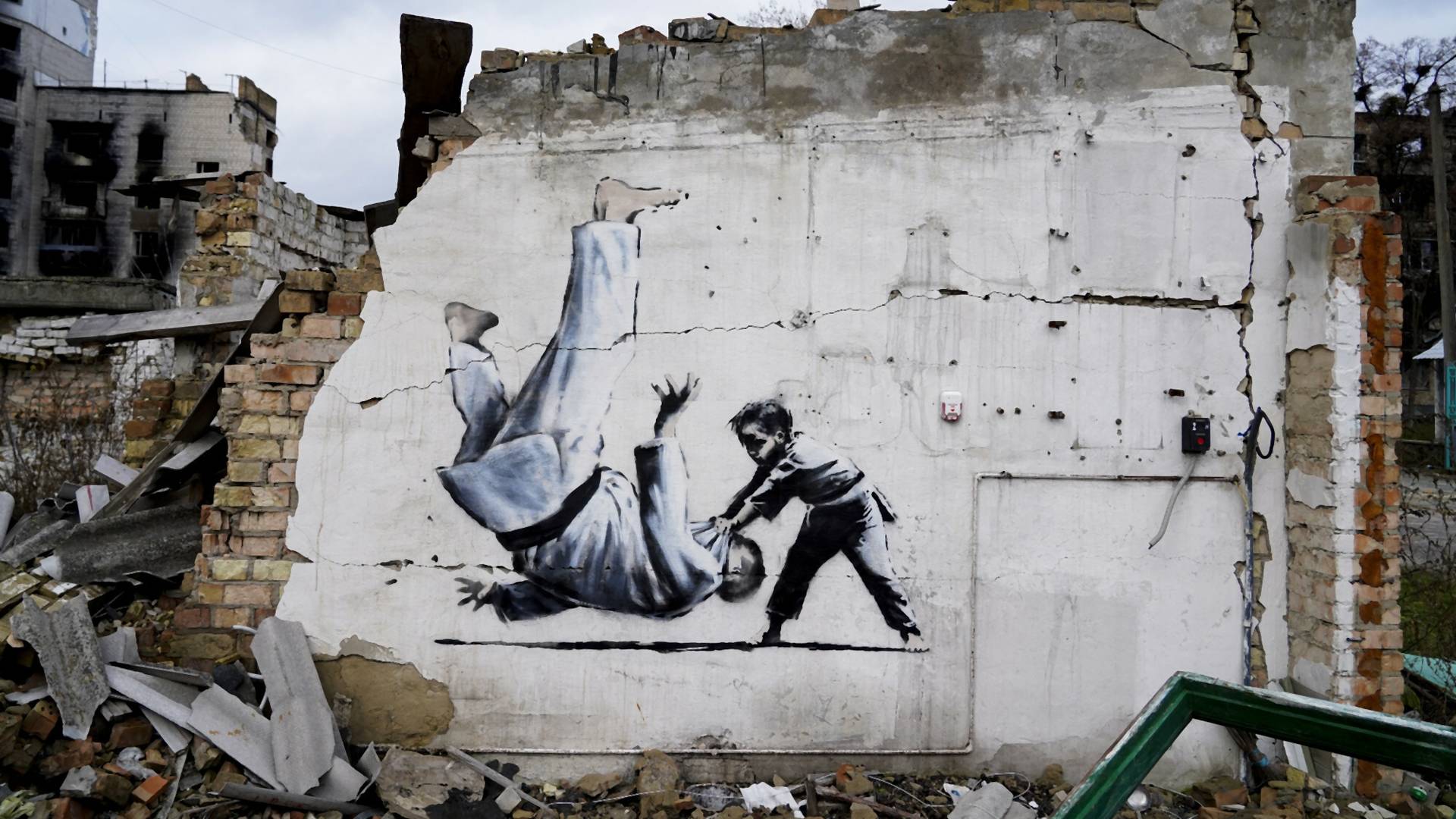 Banksy wystawił na sprzedaż swoje prace. "Dla naszych przyjaciół w Ukrainie"