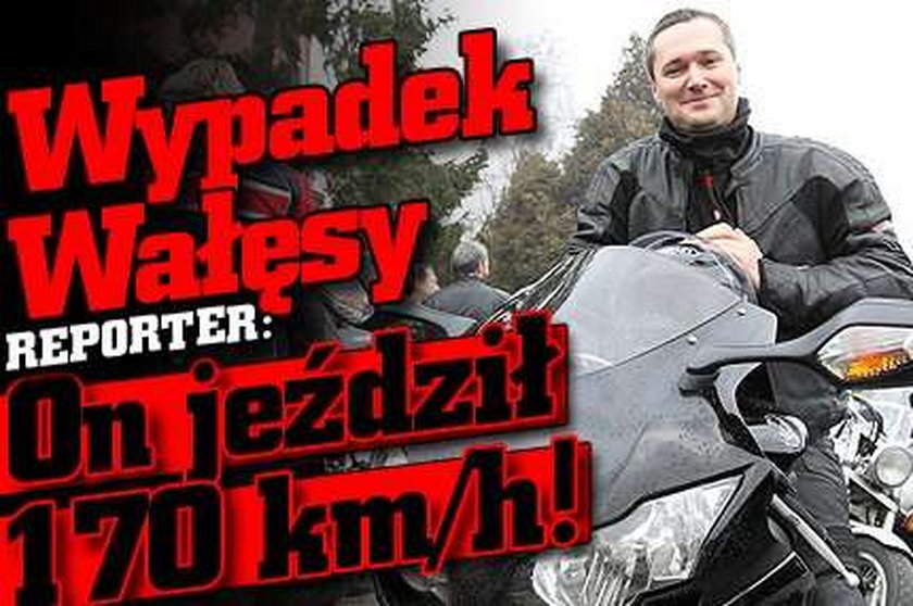 Wypadek Wałęsy. Reporter: On jeździł 170 km/h!