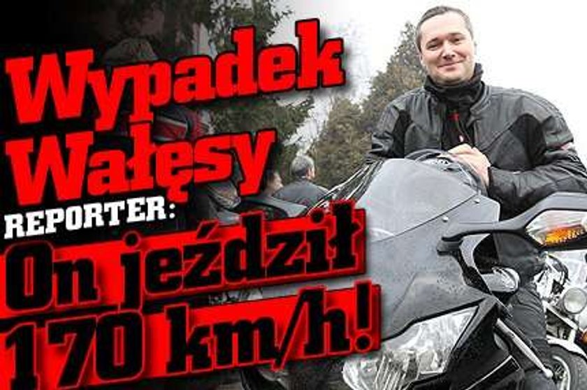 Wypadek Wałęsy. Reporter: On jeździł 170 km/h!