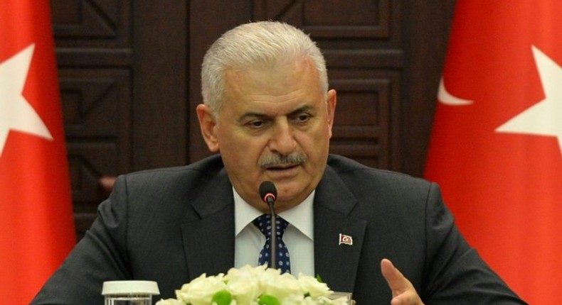 Turkey's Prime Minister Binali Yildirim