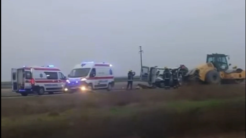 Teška saobraćajna nesreća na autoputu kod Rume