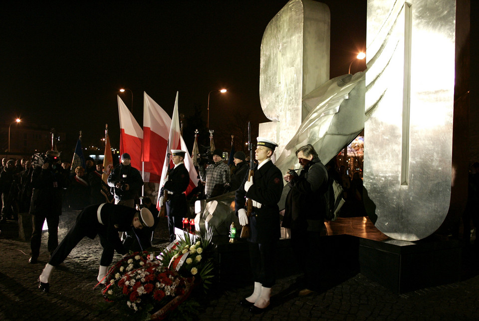 GDYNIA PREZYDENT LECH KACZYŃSKI ROCZNICA GRUDNIA'70