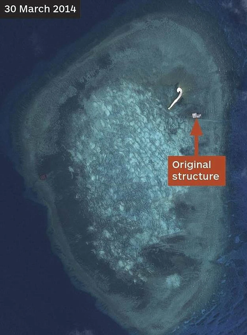 Ovako je sporna oblast izgledala u martu 2014. godine....