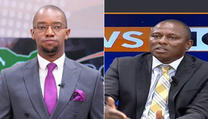 Citizen TV's Waihiga Mwaura and National Assembly Majority Leader Kimani Ichung'wa