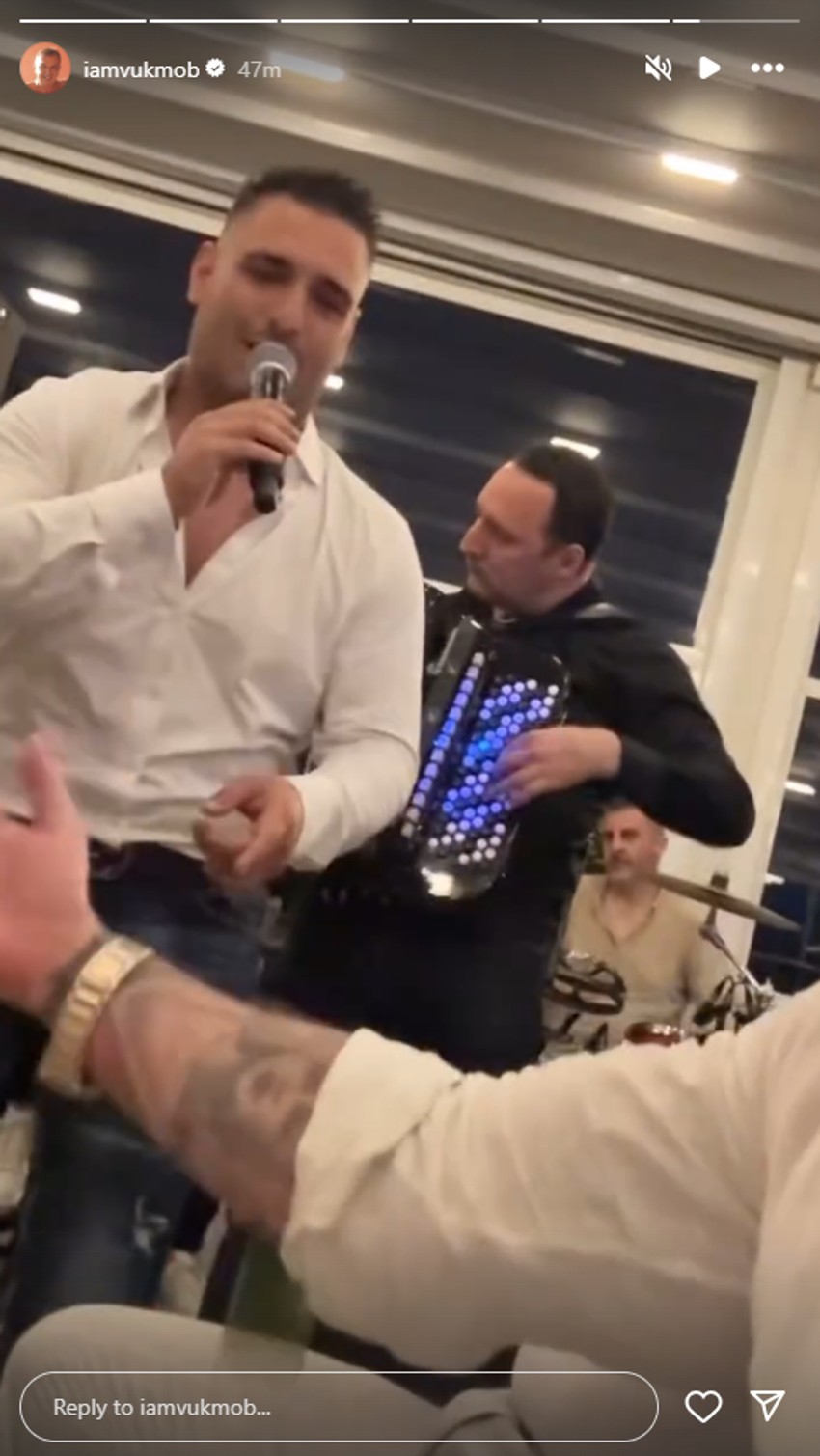 Slavlje posle krštenja Vukana Šijana