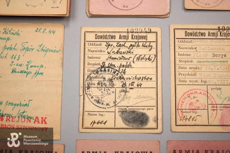 Legitymacje Powstańców Warszawskich