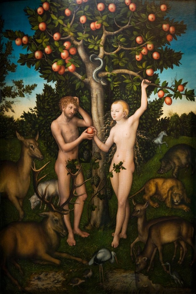 Adam i Eva, ilustracija